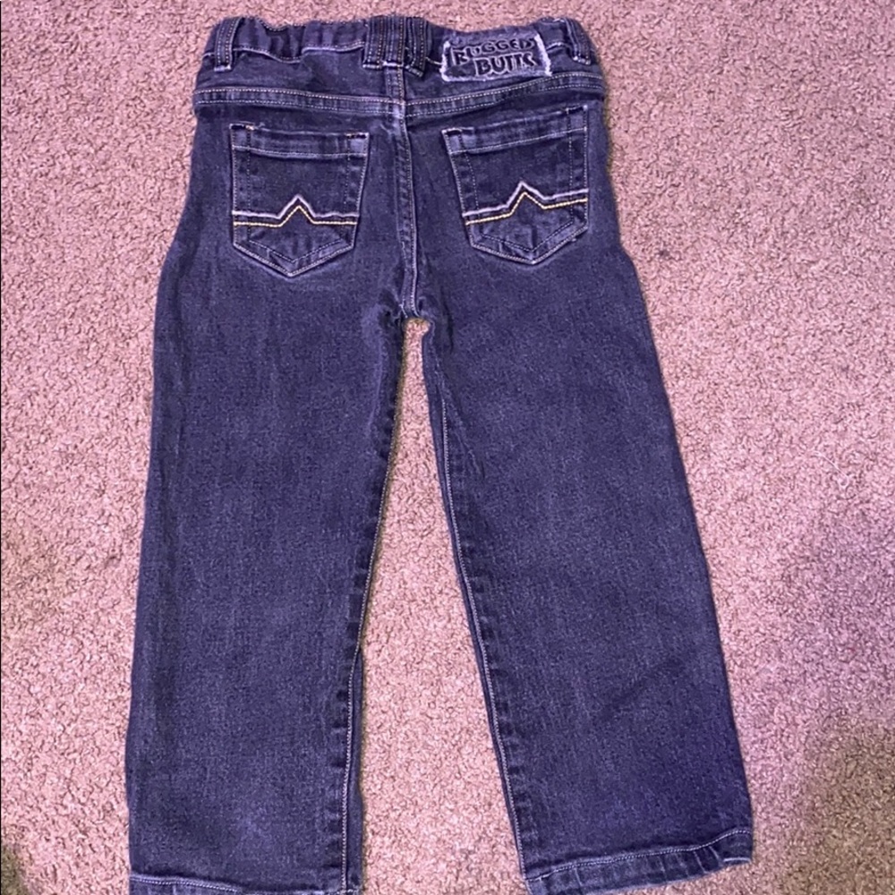 Rugged Butt faded black jeans